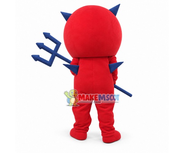 Adult Sharp Ears Red Devil Mascot Costume Adult Sharp Ears Red Devil Mascot Costume