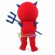 Adult Sharp Ears Red Devil Mascot Costume Adult Sharp Ears Red Devil Mascot Costume