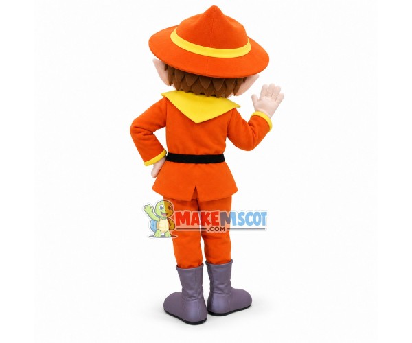 The Conspicuous Elf Scarecrow Mascot Costume