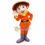 The Conspicuous Elf Scarecrow Mascot Costume