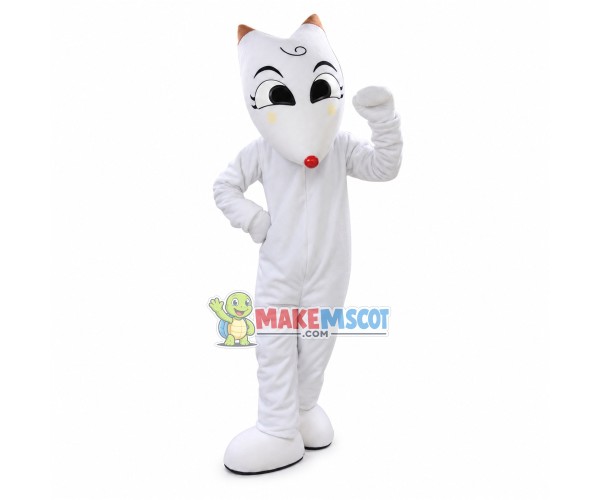 Enchanting Arctic Fox Mascot Costume Enchanting Arctic Fox Mascot Costume