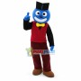 Social Blue Doll Waiter Mascot Costume