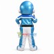 Helmet Man of Recruitment System Mascot Costume Helmet Man of Recruitment System Mascot Costume