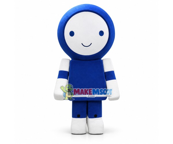 Adult Cartoon Round Face Doll Mascot Costume Adult Cartoon Round Face Doll Mascot Costume