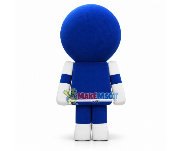 Adult Cartoon Round Face Doll Mascot Costume Adult Cartoon Round Face Doll Mascot Costume