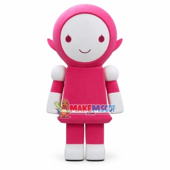 Adult Cartoon Round Face Doll Mascot Costume Adult Cartoon Round Face Doll Mascot Costume