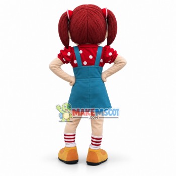 Energetic Youth Teen Mascot Costume Energetic Youth Teen Mascot Costume