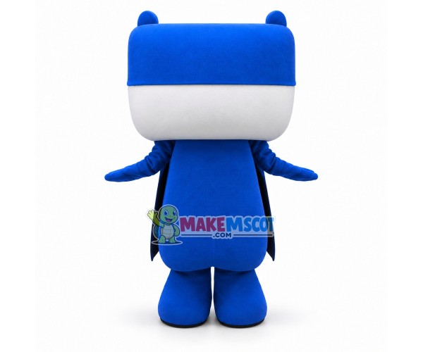 Blue Pig Storage Basket Mascot Costume Blue Pig Storage Basket Mascot Costume