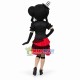 Diablo Woman With Skull Earrings Mascot Costume