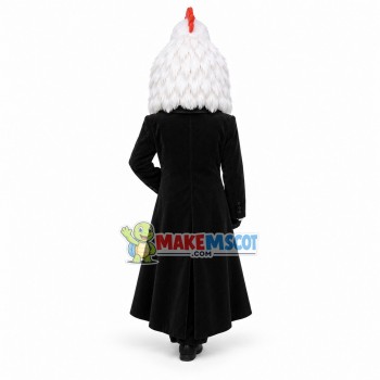 Mysterious Chicken Head Miko Mascot Costume Mysterious Chicken Head Miko Mascot Costume