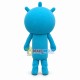 Blue Doll With Unhappy Expression Mascot Costume Blue Doll With Unhappy Expression Mascot Costume