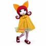 Red-haired Girl With Fox Hair Band Mascot Costume