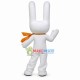 Long-eared Tall White Rabbit Mascot Costume Long-eared Tall White Rabbit Mascot Costume