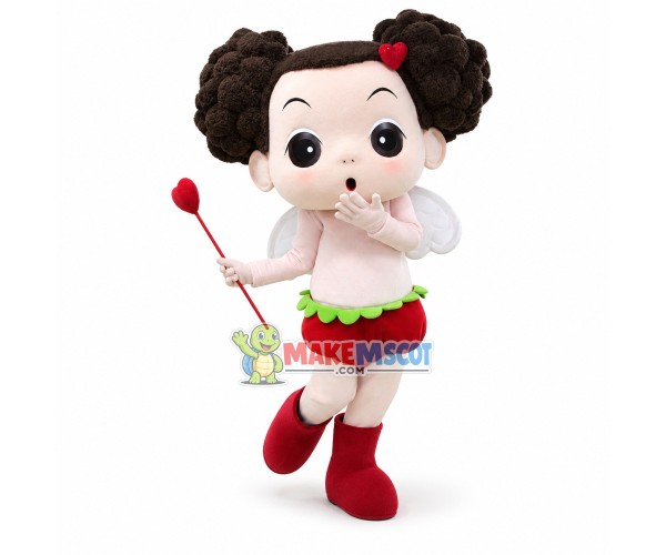 Korean Cartoon Strawberry Loli Ddung Mascot Costume Korean Cartoon Strawberry Loli Ddung Mascot Costume