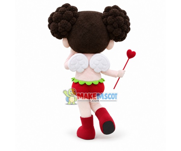 Korean Cartoon Strawberry Loli Ddung Mascot Costume Korean Cartoon Strawberry Loli Ddung Mascot Costume