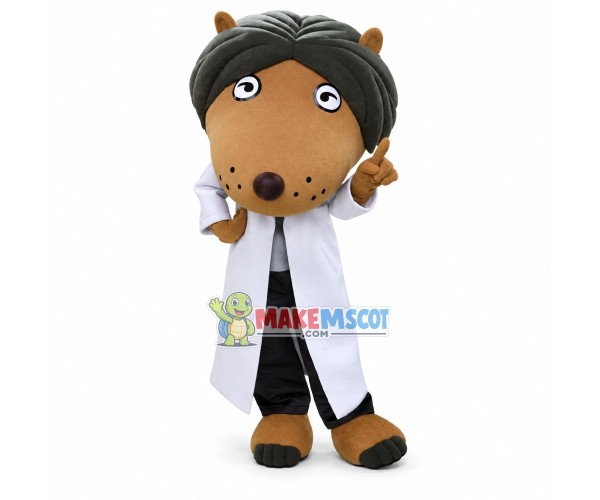 Mid-distribution Doctor Wolf Mascot Costume Mid-distribution Doctor Wolf Mascot Costume