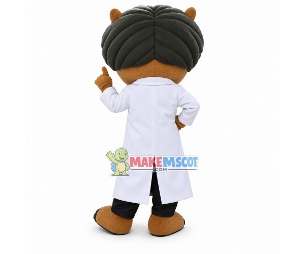Mid-distribution Doctor Wolf Mascot Costume Mid-distribution Doctor Wolf Mascot Costume