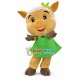 Beautiful Pig Sister In The Green Skirt Mascot Costume Beautiful Pig Sister In The Green Skirt Mascot Costume