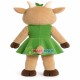 Beautiful Pig Sister In The Green Skirt Mascot Costume Beautiful Pig Sister In The Green Skirt Mascot Costume