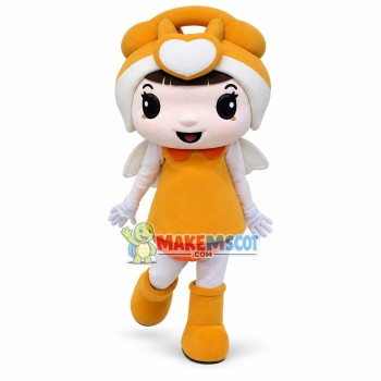 Angel Doll of Peace Dove Fund Mascot Costume