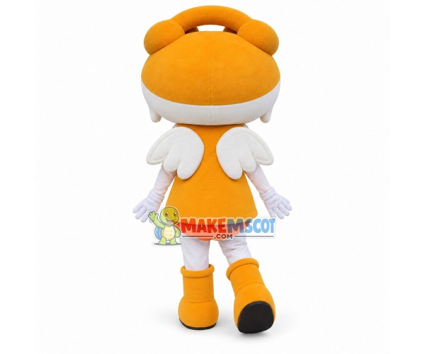 Angel Doll of Peace Dove Fund Mascot Costume Angel Doll of Peace Dove Fund Mascot Costume
