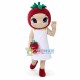 Tomato Girl Holding Puppet Mascot Costume