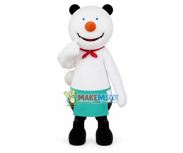 The Gentle Chef Polar Bear Mascot Costume The Gentle Chef Polar Bear Mascot Costume