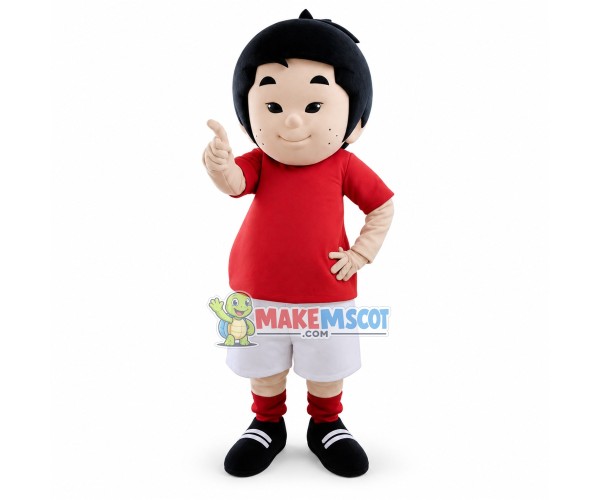 Strong Boy Seed Player Mascot Costume