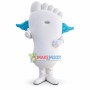 Cartoon Foot With Small Wings Mascot Costume