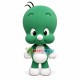 Amiable Green Baby Dragon Mascot Costume Amiable Green Baby Dragon Mascot Costume