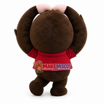 Little Monkey With Hands Like Heart Mascot Costume