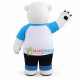 Kind-hearted Big White Bear Bobby Mascot Costume Kind-hearted Big White Bear Bobby Mascot Costume