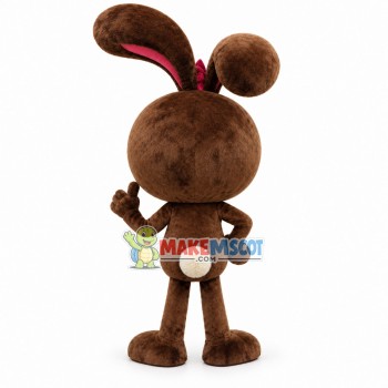 Swift Number Four Racer Rabbit Mascot Costume Swift Number Four Racer Rabbit Mascot Costume