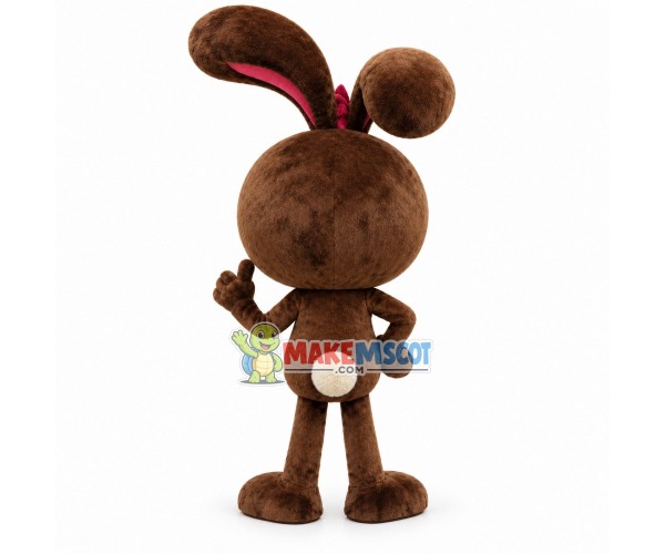Swift Number Four Racer Rabbit Mascot Costume Swift Number Four Racer Rabbit Mascot Costume