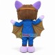 Aviator Fox With Bat Wings Mascot Costume Aviator Fox With Bat Wings Mascot Costume