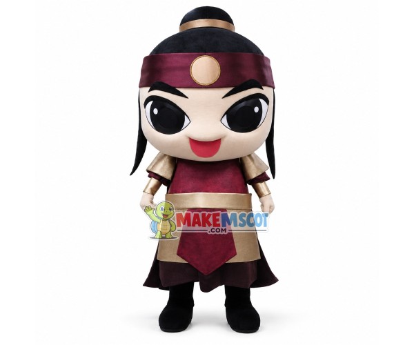The Heroic Warrior of Ancient Korea Mascot Costume The Heroic Warrior of Ancient Korea Mascot Costume
