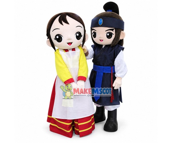 Childhood Sweetheart of Korean Costume Drama Mascot Costume Childhood Sweetheart of Korean Costume Drama Mascot Costume