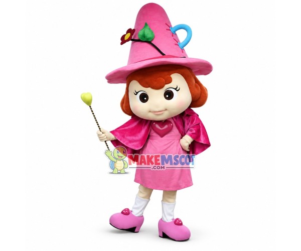 Pure Child Wearing Magic Hat Mascot Costume Pure Child Wearing Magic Hat Mascot Costume