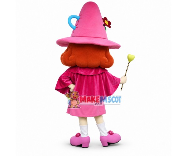 Pure Child Wearing Magic Hat Mascot Costume Pure Child Wearing Magic Hat Mascot Costume