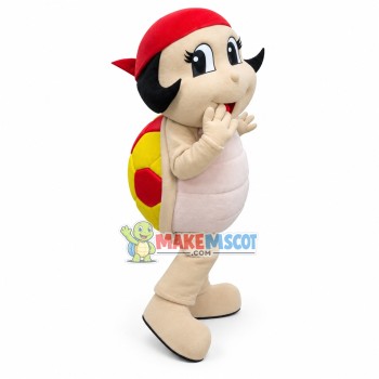 Lively Walking Turban Tortoise Mascot Costume