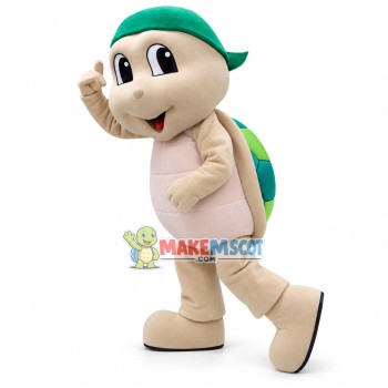 Lively Walking Turban Tortoise Mascot Costume Lively Walking Turban Tortoise Mascot Costume