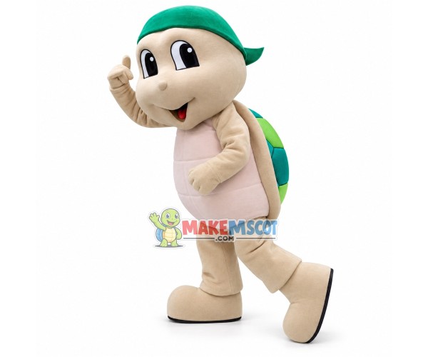 Lively Walking Turban Tortoise Mascot Costume Lively Walking Turban Tortoise Mascot Costume