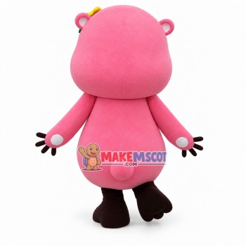 Ruby The Sensitive Beaver Mascot Costume Ruby The Sensitive Beaver Mascot Costume