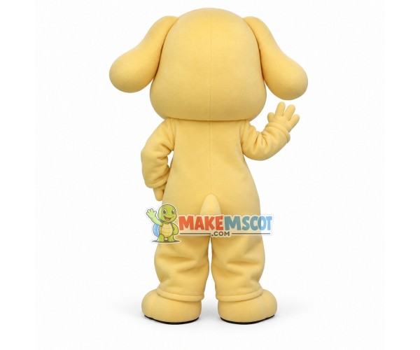 Beige Puppy of Children Underwear Brand Mascot Costume Beige Puppy of Children Underwear Brand Mascot Costume