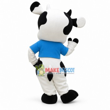 Joyful Cow of Dairy Brand Mascot Costume Joyful Cow of Dairy Brand Mascot Costume