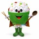 Full Bowl of Multigrain Rice Mascot Costume Full Bowl of Multigrain Rice Mascot Costume