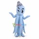 Playful Light Blue Deep Sea Octopus Mascot Costume