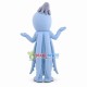 Playful Light Blue Deep Sea Octopus Mascot Costume