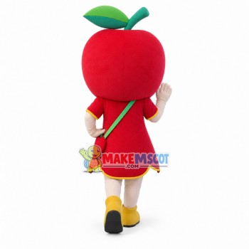 Cartoon Symbol Red Apple Doll Mascot Costume Cartoon Symbol Red Apple Doll Mascot Costume