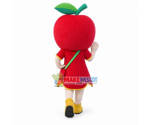 Cartoon Symbol Red Apple Doll Mascot Costume Cartoon Symbol Red Apple Doll Mascot Costume
